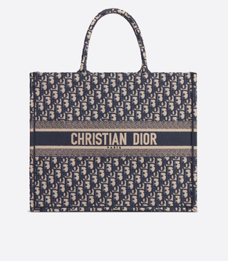 Dior + Blue Dior Book Tote Oblique Bag