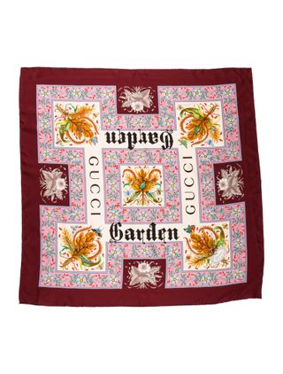 Gucci + Garden Capsule Collection Silk Scarf w/ Tags