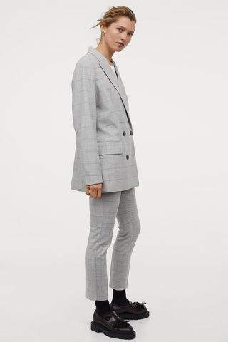 H&M + Double-Breasted Jacket