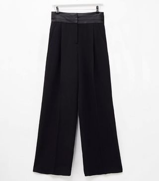French Connection + Amato Suiting High Waist Wide Leg Trousers