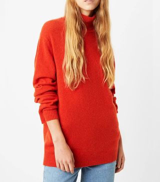 French Connection + Cashmere Roll Neck Jumper