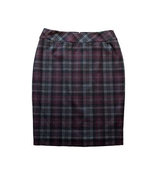 Nine West + Plaid Pencil Skirt