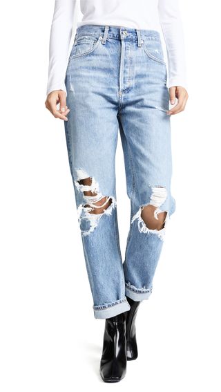 Agolde + '90s Fit Mid Rise Loose Fit Jeans