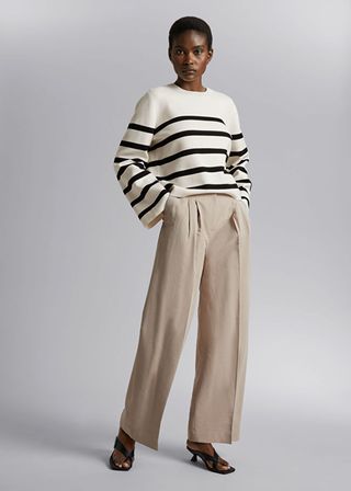 & Other Stories + Tailored High-Waist Trousers