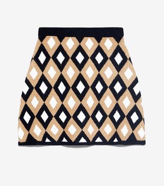 Zara + Diamond Jacquard Mini Skirt