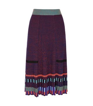 Kenzo + Striped Midi Skirt