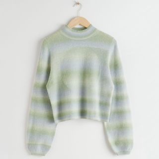 & Other Stories + Space Dye Mock Neck Sweater