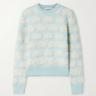 Lanvin + Jacquard Knit Sweater