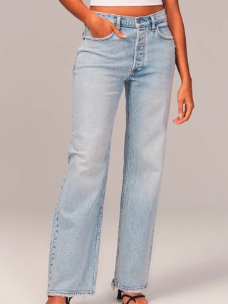Abercrombie & Fitch + 90s Low Rise Baggy Jeans