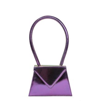 Amelie Pichard + Flat Metallic Purple Bag