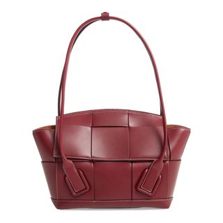 Bottega Veneta + The Arco 48 Intrecciato Leather Top-Handle Bag