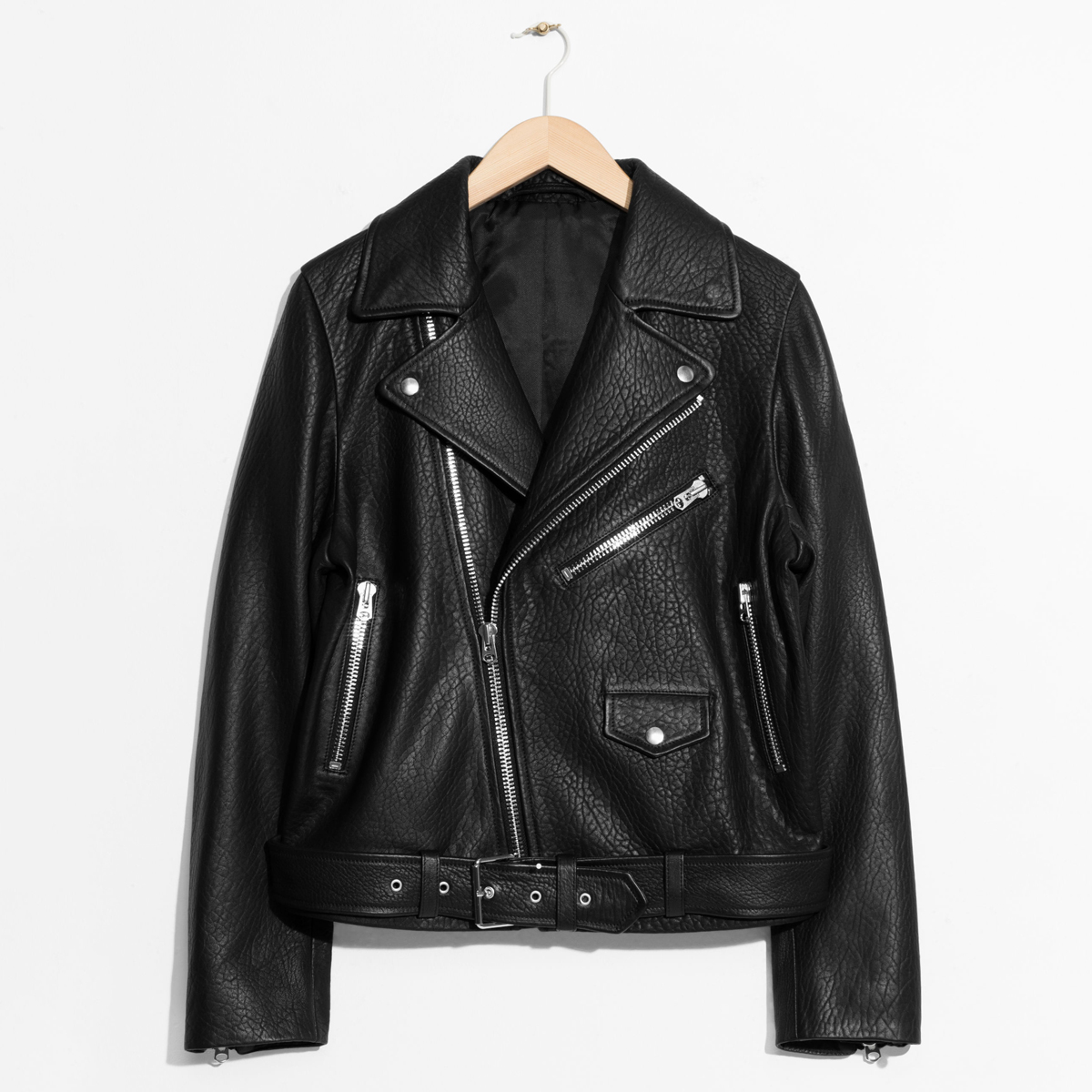 & Other Stories + Leather Biker Jacket