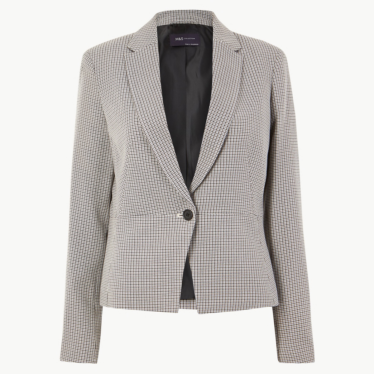 Marks & Spencer + Checked Blazer