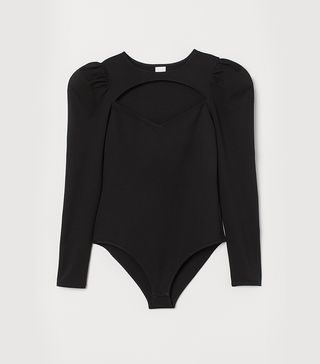 H&M + Puff-Sleeved Bodysuit