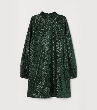 H&M + Sequined Dress