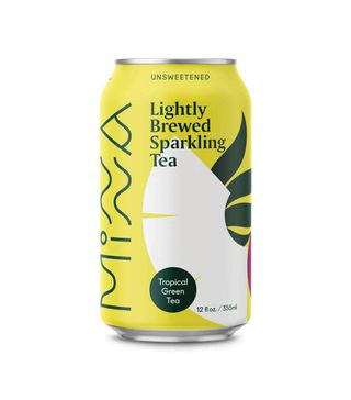 Minna + Lightly Brewed Sparkling Tea, Tropical Green Tea (Pack of 12)
