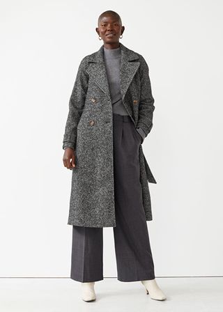 & Other Stories + Belted Wool Coat