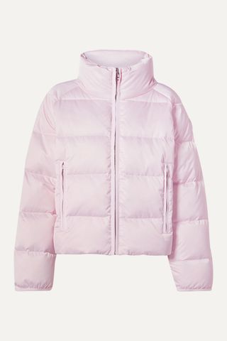 Tory Sport + Cropped Quilted Shell Down Jacket