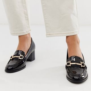 ASOS Design + Mid-Heeled Loafers