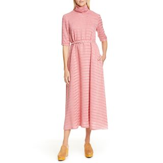 Rachel Comey + Sola Mock Neck Midi Dress