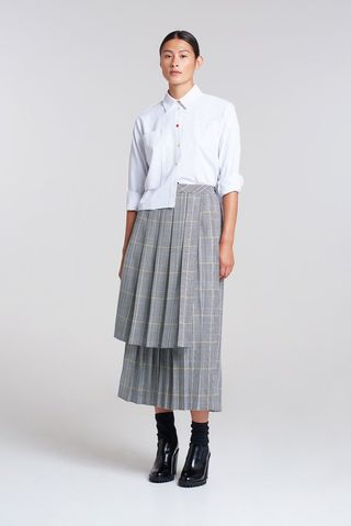 Palones + London Fields High Low Pleated Skirt
