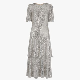 Whistles + Arabelle Sequin Midi Dress