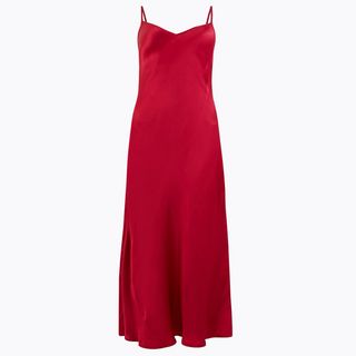 Marks & Spencer + Slip Midi Dress