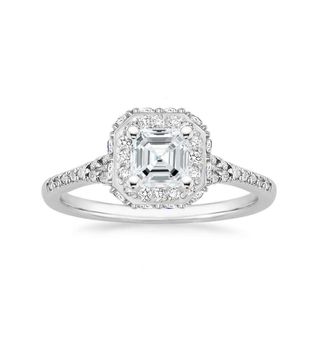 Brilliant Earth + Circa Diamond Ring with 0.75 Carat Asscher Diamond