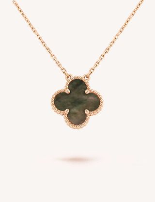 Van Cleef & Arpels + Alhambra Rose-gold Mother-of-Pearl Pendant