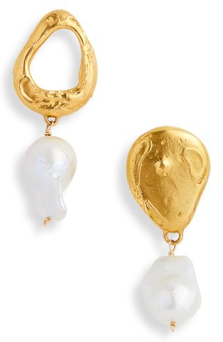 Alighieri + Infernal Storm Freshwater Pearl Drop Earrings