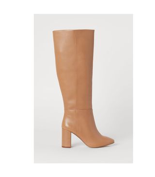 H&M + Knee-High Leather Boots