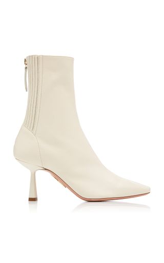 Aquazzura + Curzon Leather Ankle Boots