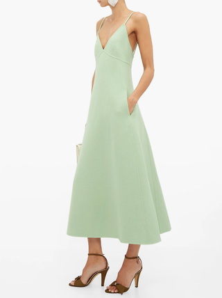 Marc Jacobs + A-Line Wool-Blend Dress