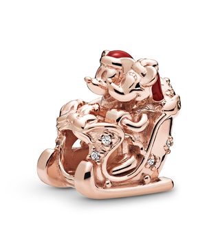 Pandora + Disney Limited Edition Minnie and Mickey Christmas Sleigh Charm