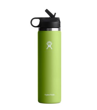Hydro Flask + 24-Ounce Wide Mouth Water Bottle With Straw Lid