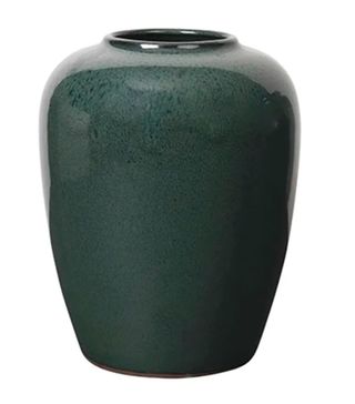 Broste Copenhagen + Green Ceramic Copenhagen Urn Style Vase