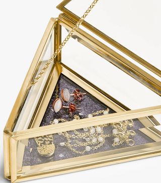 John Lewis & Partners + Triangle Glitter Decorative Box
