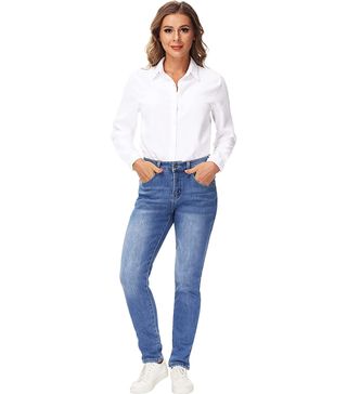 Fleece Lined Jeans For Women