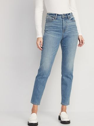 Old Navy + High-Rise Fleece Lined Skinny Ankle Jeans