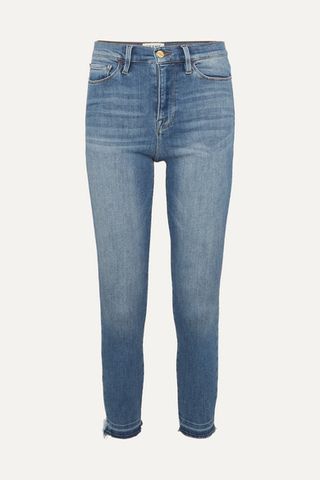 FRAME + Ali high-rise skinny jeans