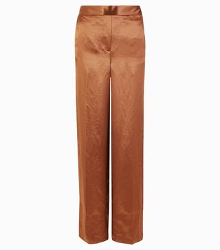 Marks & Spencer + Satin Wide Leg Pyjama Trousers