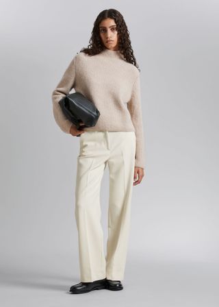 & Other Stories + Wide Press Crease Trousers