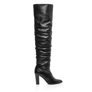 Tamara Mellon + PIC Over The Knee Boots - Black Nappa