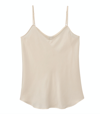 Garnet Hill + Washed-Silk V-Neck Camisole