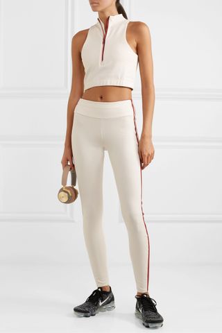 Vaara + Willow Cropped Stretch Top
