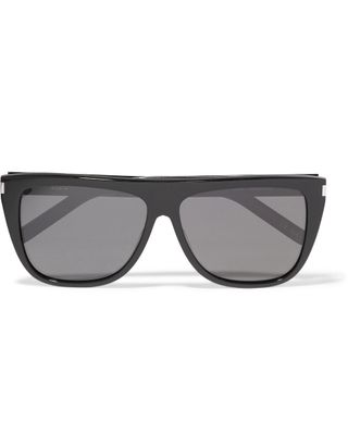 Saint Laurent + D-Frame acetate sunglasses