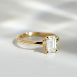 Erstwhile + Deco Solitaire Ring