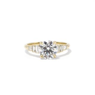 Ashley Zhang Jewelry + Evelyn Brilliant Cut Engagement Ring