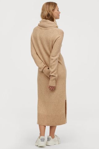 H&M + Knit Cowl-Neck Dress
