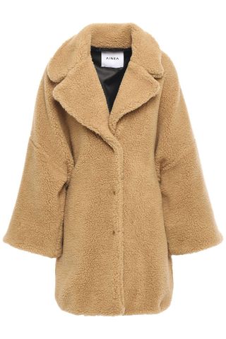 Ainea + Oversized Faux Shearling Coat